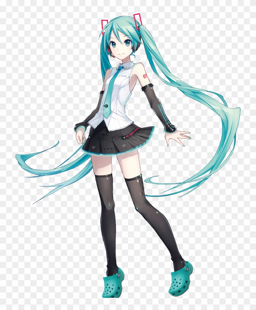 Anime Characters With Crocs @ Dms Open - Hatsune Miku Clipart #1895510