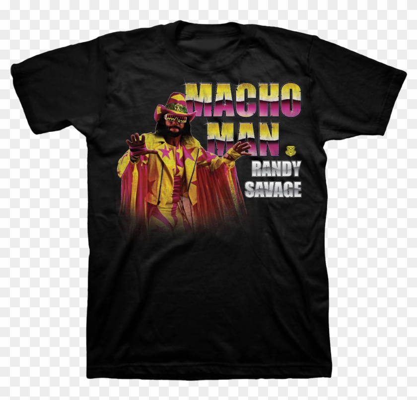 Black Macho Man Randy Savage T-shirt - Overkill We Don T Care What You Say Clipart #1895550