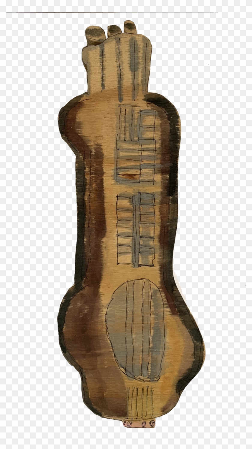 Guitar - Hardwood Clipart #1895763