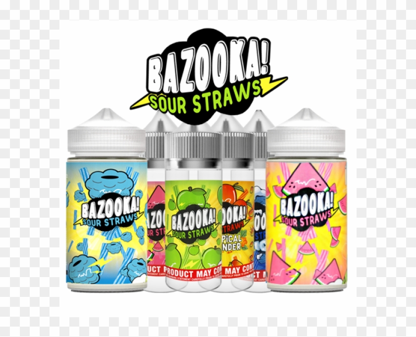Bazooka Sour Straws E Liquids - Cartoon Clipart