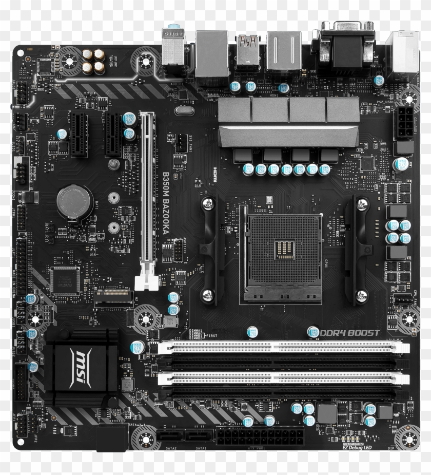 Tuning - Msi B350m Bazooka Am4 Clipart