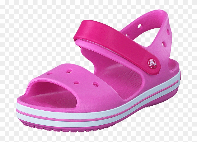 Crocs Crocband Sandal Kids Candy Pink/party Pink 50527-02 - Sandal Clipart #1896030