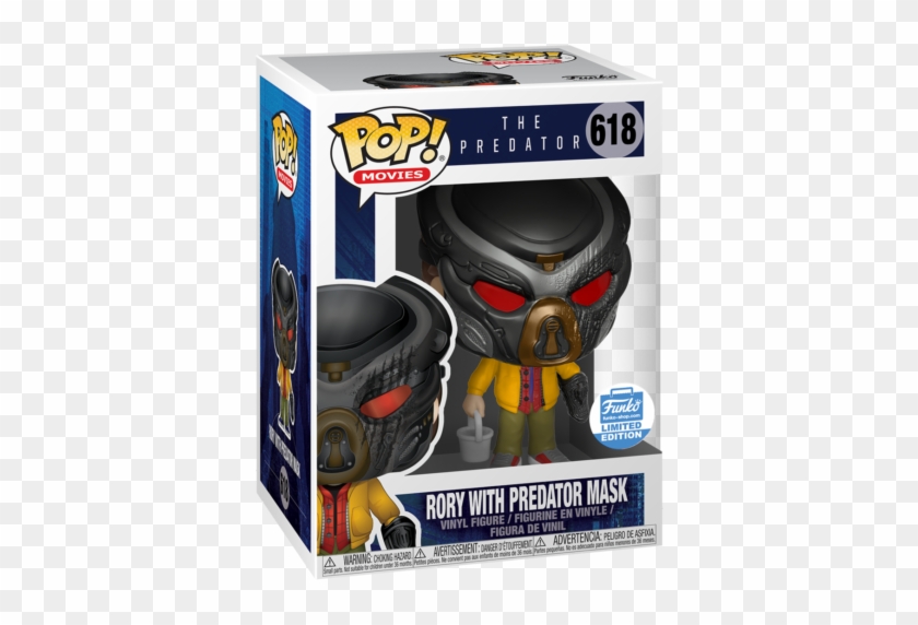 Funko Shop Pop The Predator 618 Movies Rory With Predator - Funko Pop Predator Clipart #1896184