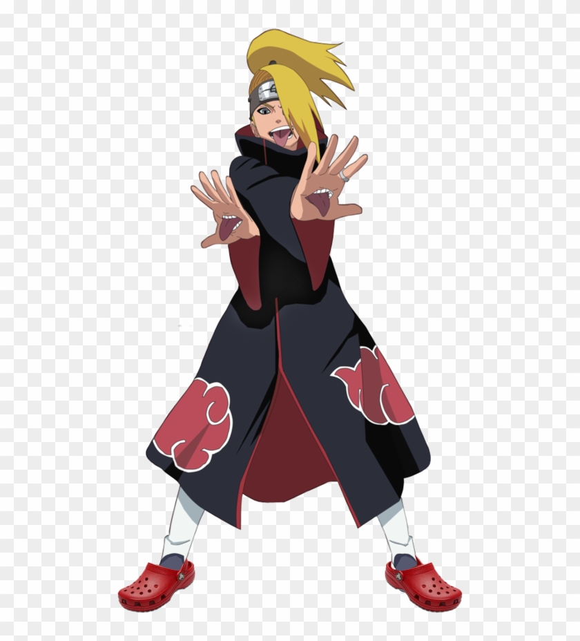 Anime Characters With Crocs @ Dms Open - Deidara Render Clipart #1896548