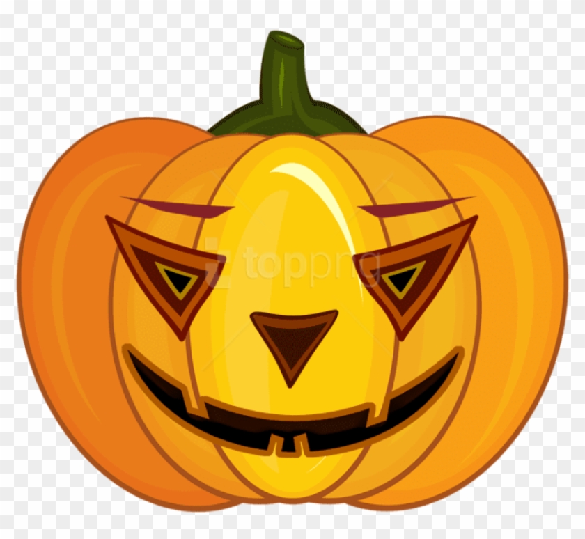 Download Carved Pumpkin Png Images Background - Jack-o'-lantern Clipart #1896611