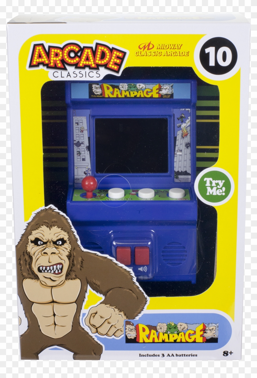 Rampage Mini Arcade Game Clipart