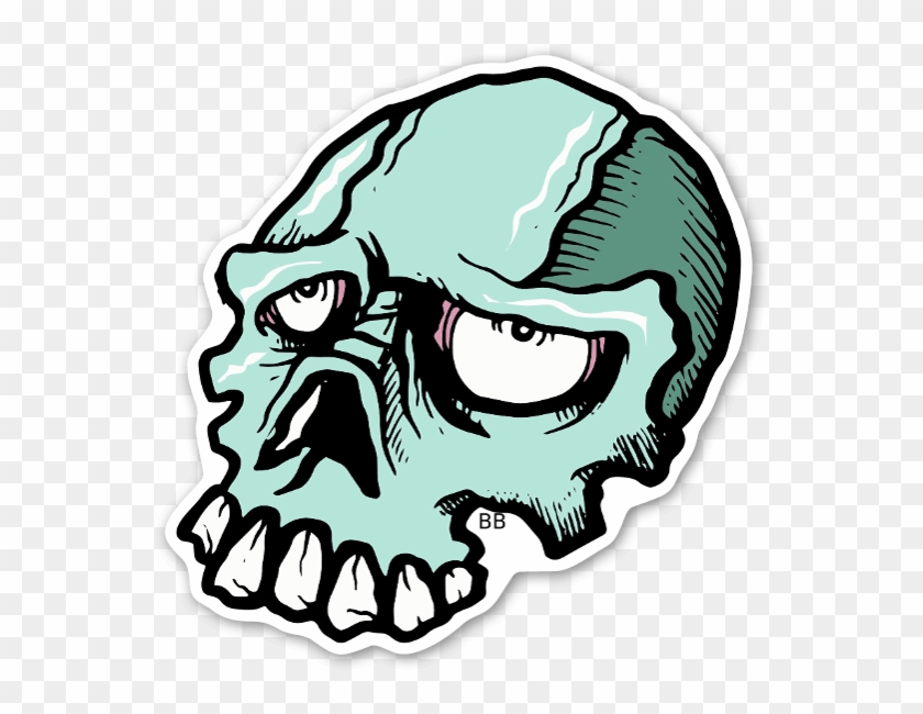 Bobby Indibone Skull Stickers Labels Decals Clipart - Png Download #1896698