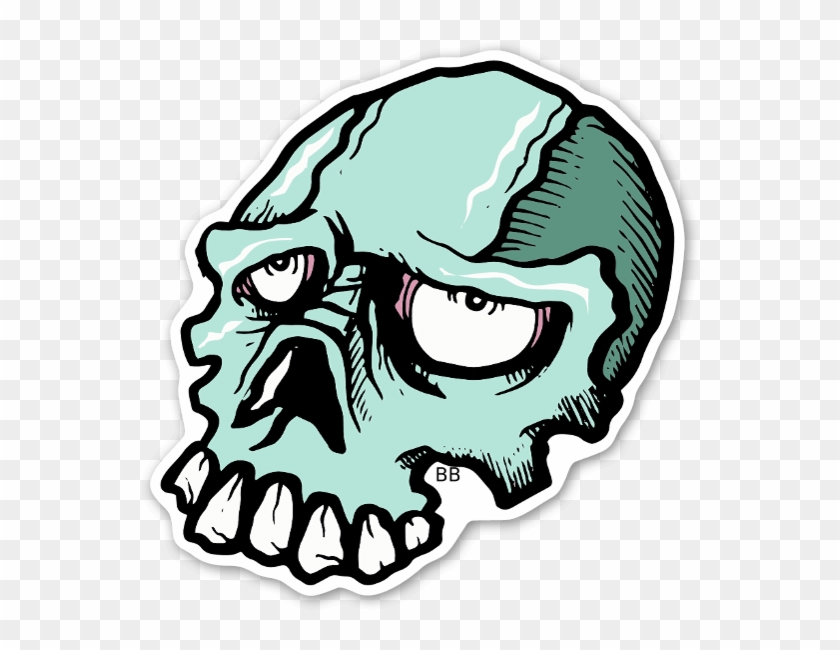 Bobby Indibone Skull Stickers Labels Decals Clipart - Png Download
