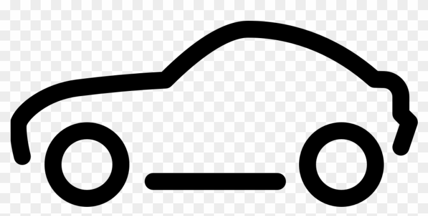 Car Icon Png - Line Art Clipart