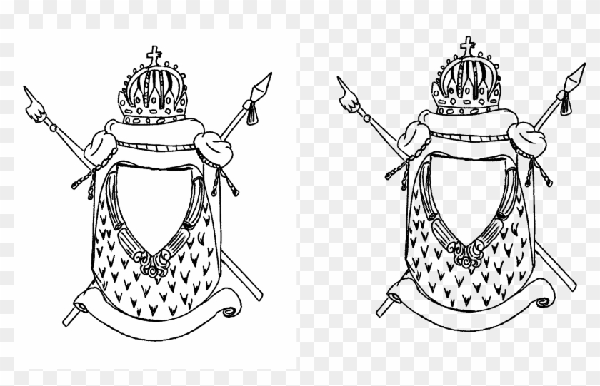 Sketchy Napoleonic Coat Of Arms - Illustration Clipart #1897194