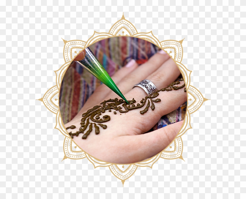 Henna Tattoo - Mehndi In Beauty Parlour Clipart