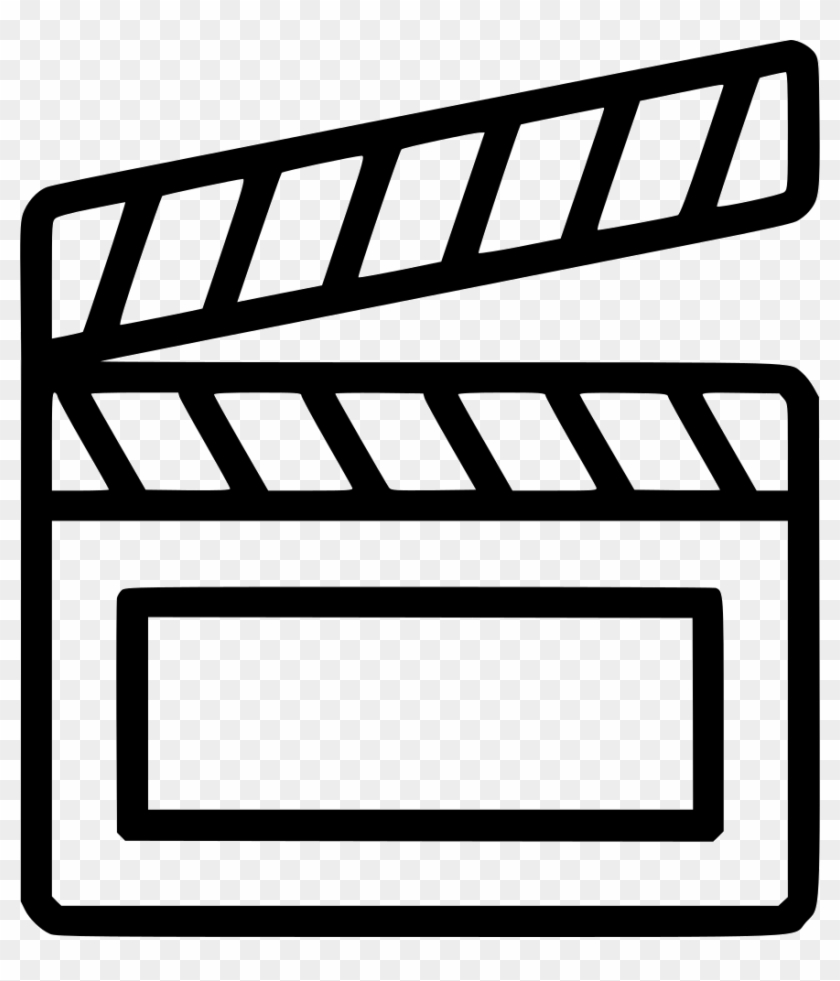 Film Clapper Media Cinema Svg Png Icon Ⓒ - Film Clipart #1897369