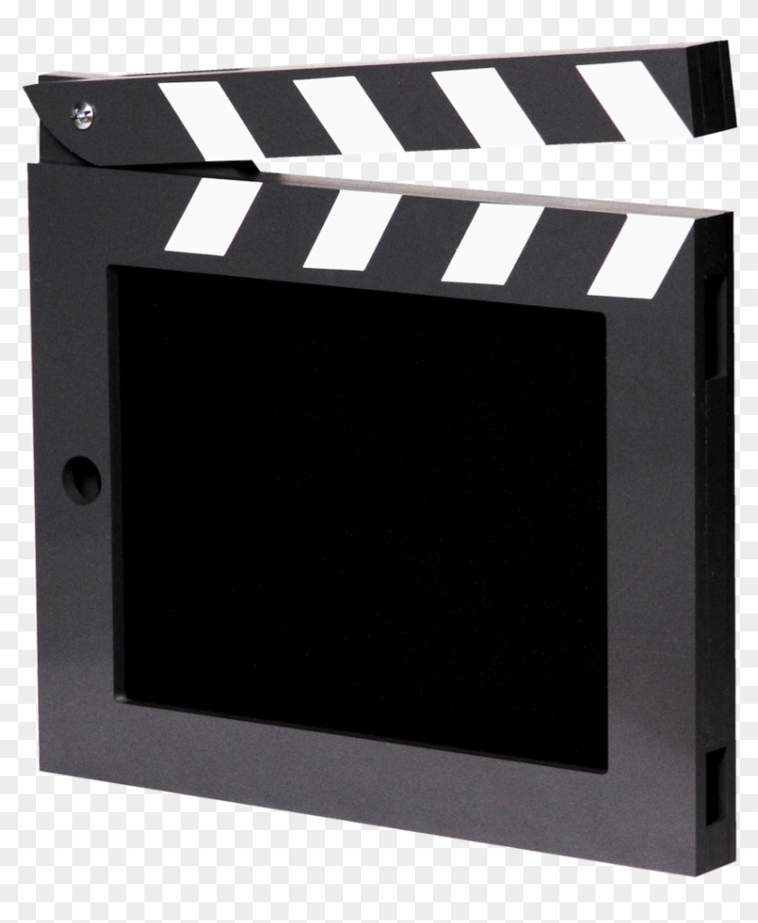 The Iclapperboard™ Ipad Movie Clapper Case - Wood Clipart