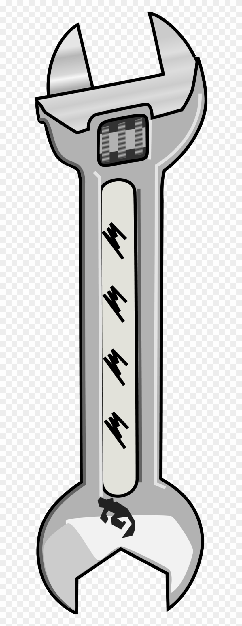 Kunci Inggris Vector Clipart