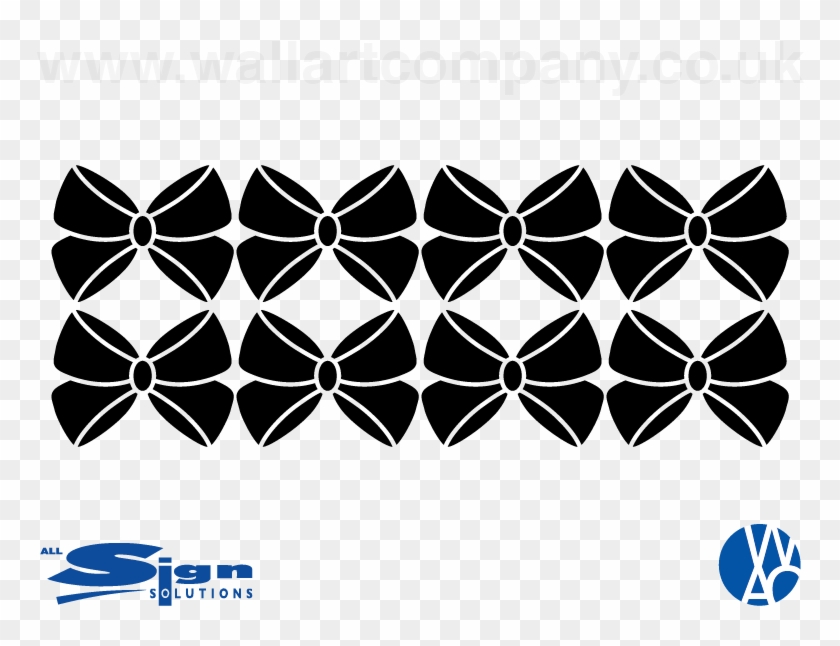 Joanne Ribbon Bow [set Of 8] Clipart #1897661