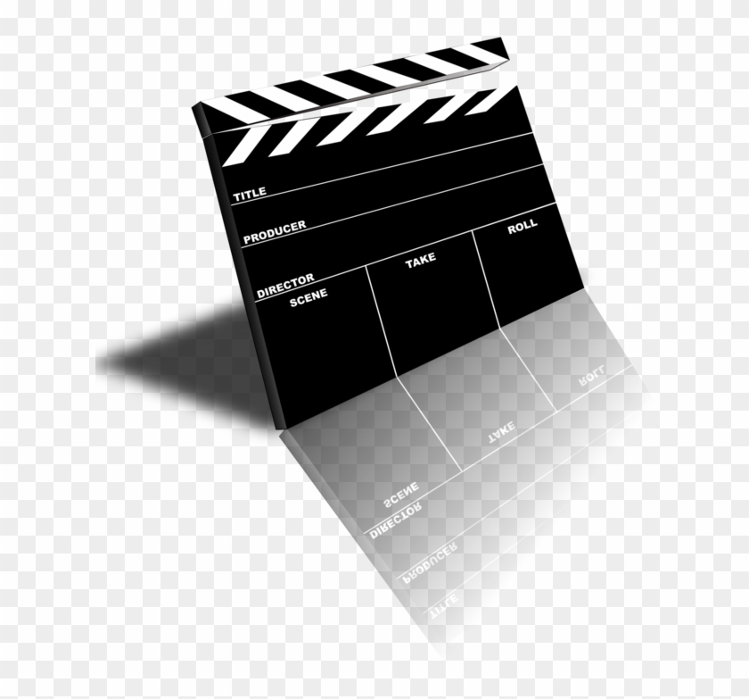Clapperboard Film Computer Icons Cinematography - Clapper Board Transparent Background Clipart
