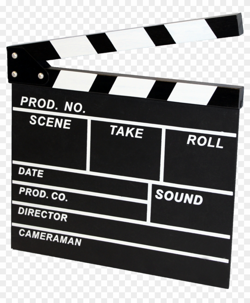 Clapper Board Transparent - Clapper Board Clipart