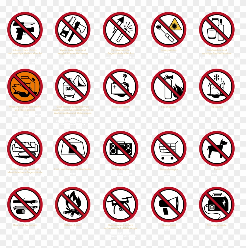 Carrying Such Items May Result In Rejection Of The - Selfie Warning Signs Clipart #1897853