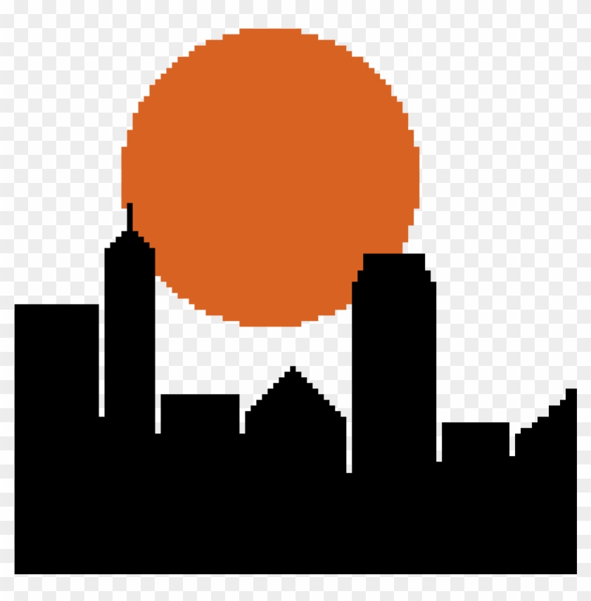 Sun Set New York - Illustration Clipart #1897952