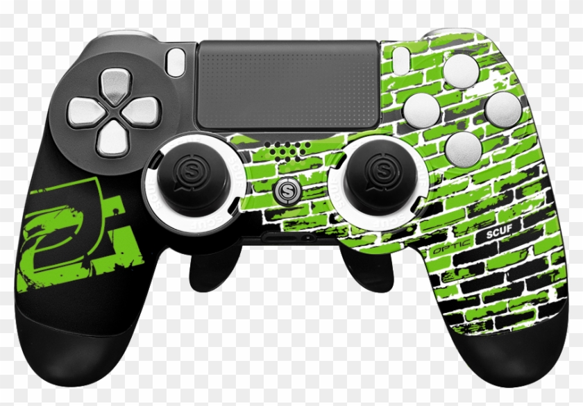 866 X 562 8 - Black Scuf Controller Clipart