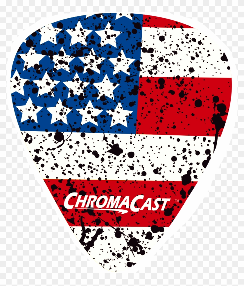 Chromacast Usa Flag Guitar Picks, Heavy Gauge , 10 Clipart #1898648