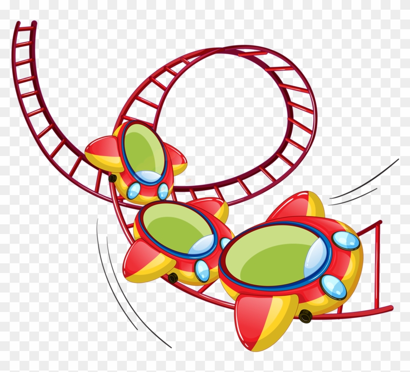8 Clip Art, Scrapbook And Scrapbooking - Roller Coaster Clipart With No Background - Png Download #1898724