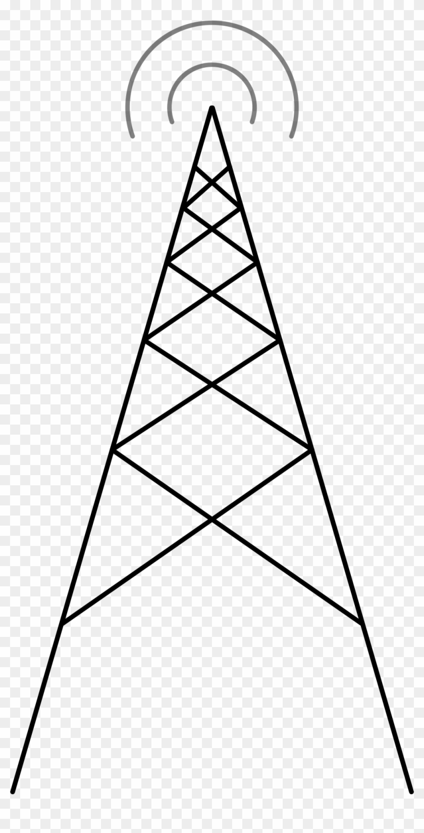 Antenna Png Image - Triangle Clipart #1898802