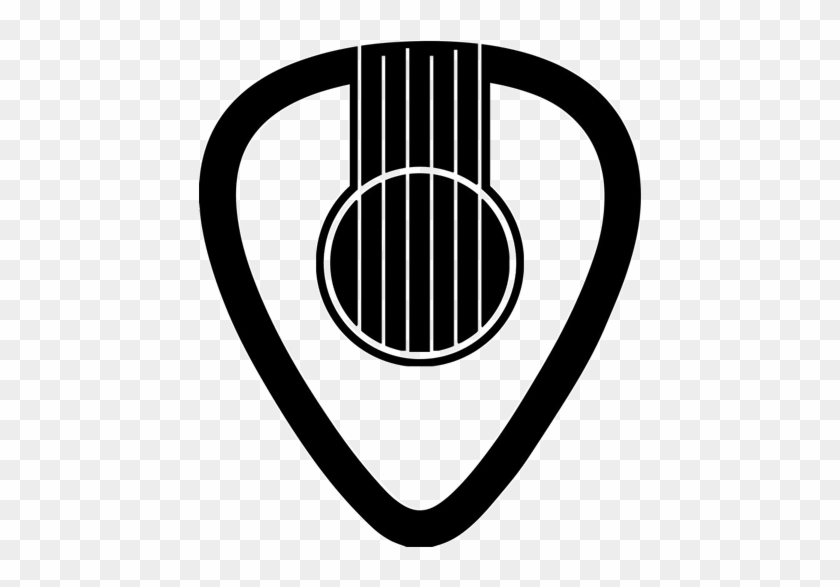 Sound Tattoo Picks Guitar Pick Acoustic Hole Clipart - Logo Pick Guitar Png Transparent Png #1898805