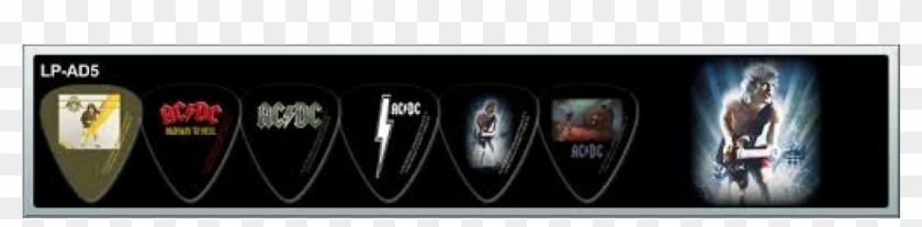 Ac/dc Officially Licensed Guitar Picks 6 Pack Collectible Clipart