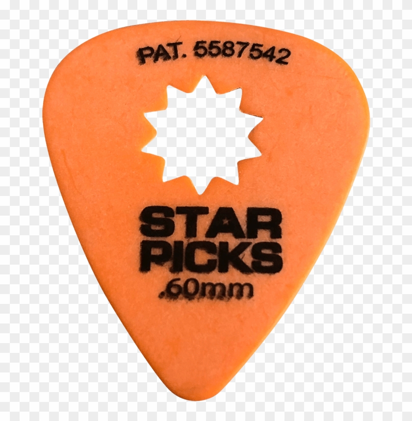 Star Pick Guitar Picks, 12-pack Clipart #1899276