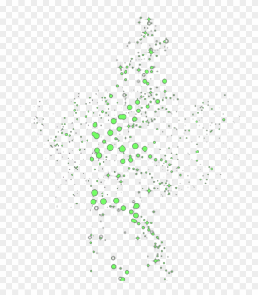 Ftestickers Dots Swirl Pattern Overlay Green Clipart #1899422