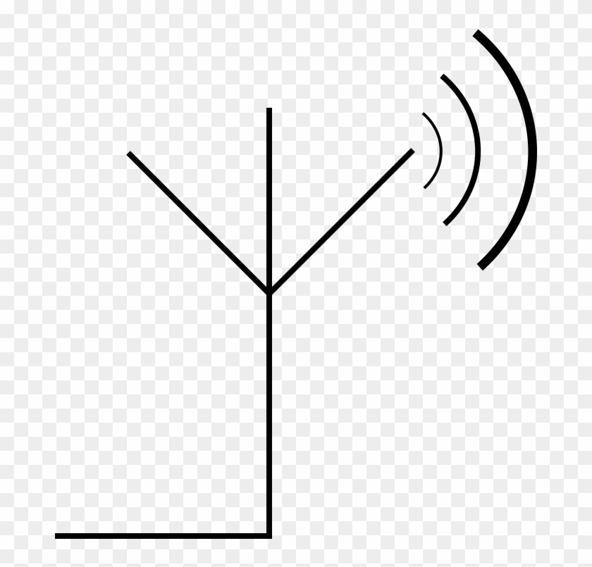 Antenna Clipart Free For Download - Line Art - Png Download #1899641