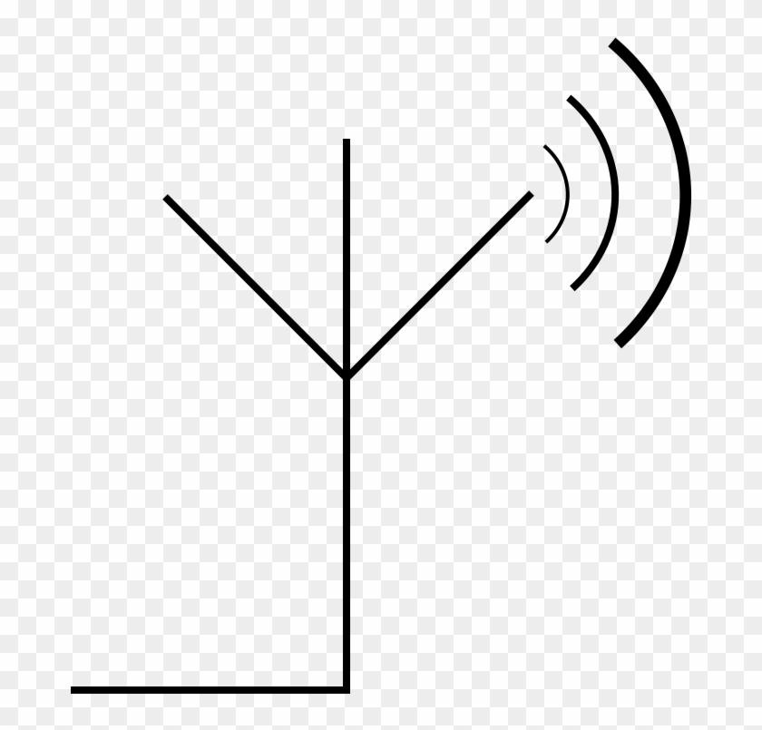 Download Antenna Clipart Free For Download Line Art Png Download