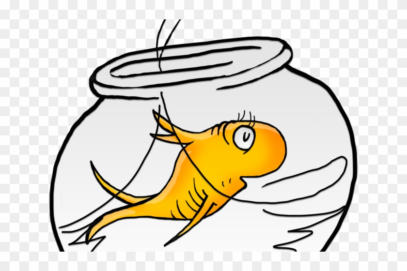 Fish Bowl Clipart - One Fish Two Fish Red Fish Blue Fish Clipart - Png Download