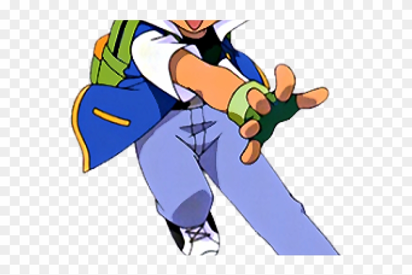 Pokemon Clipart Ash Ketchum - Ash Ketchum Throwing Pokeball - Png Download
