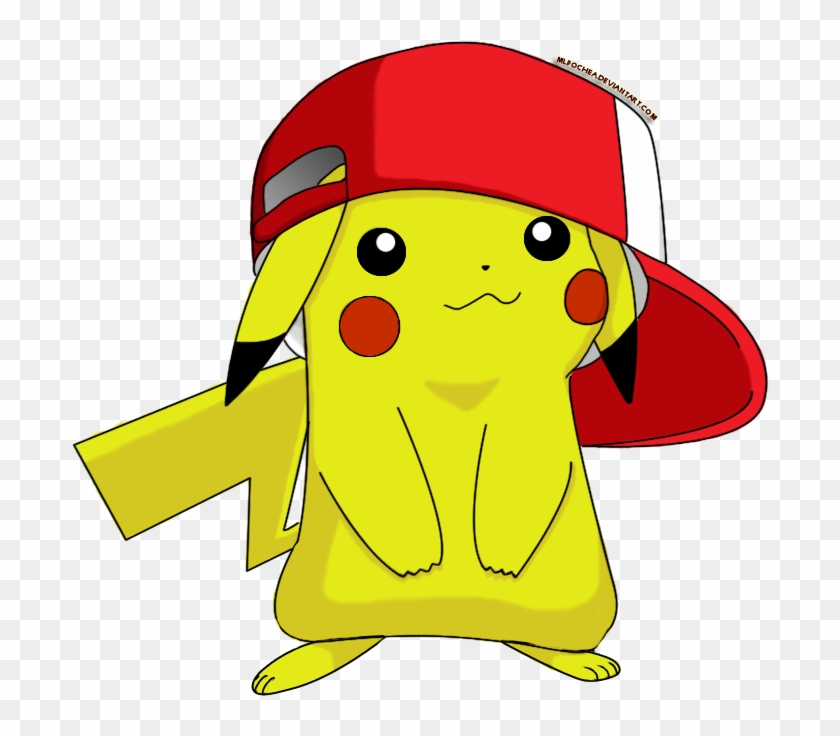 777 X 679 7 - Pikachu With Hat Drawing Clipart