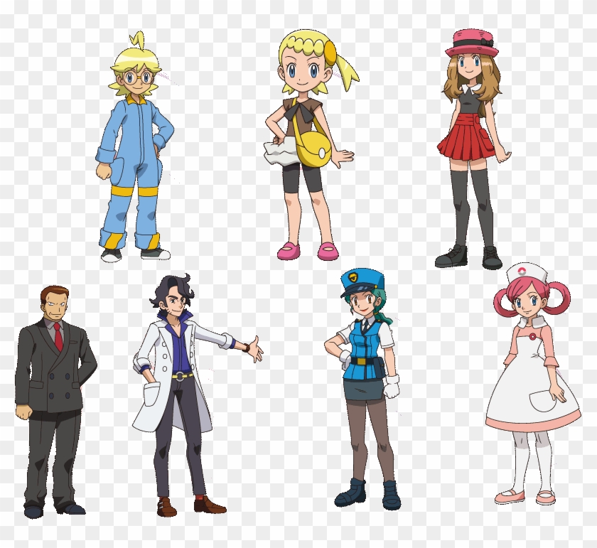 Pokemon X And Y Characters Clipart