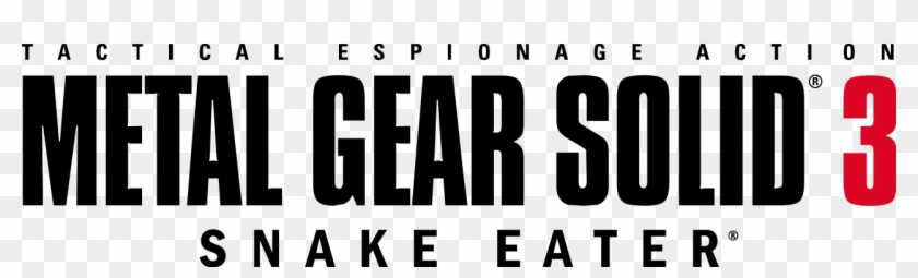 Metal Gear Solid - Metal Gear Solid 3 Title Clipart #190587