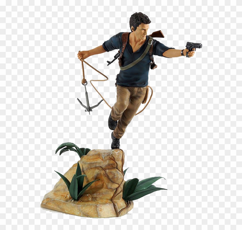 Uncharted - Uncharted 4 A Thief's End Nathan Drake Statue Clipart