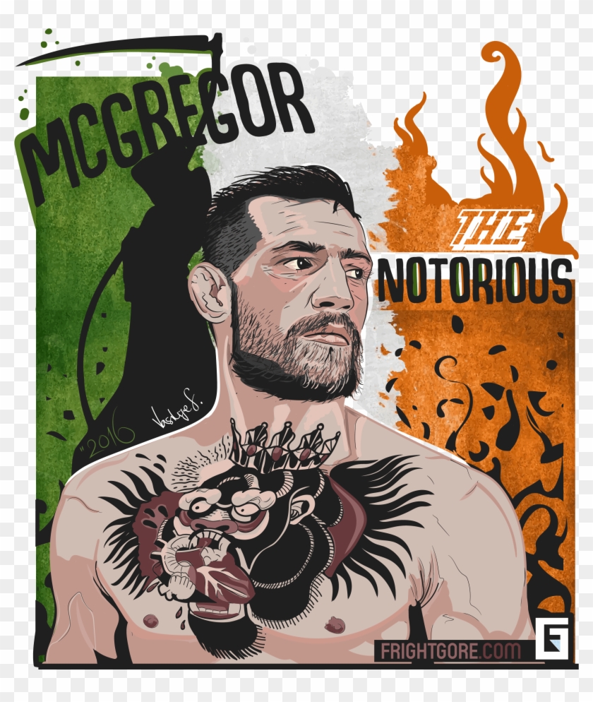 Conor Mcgregor Illustration Clipart