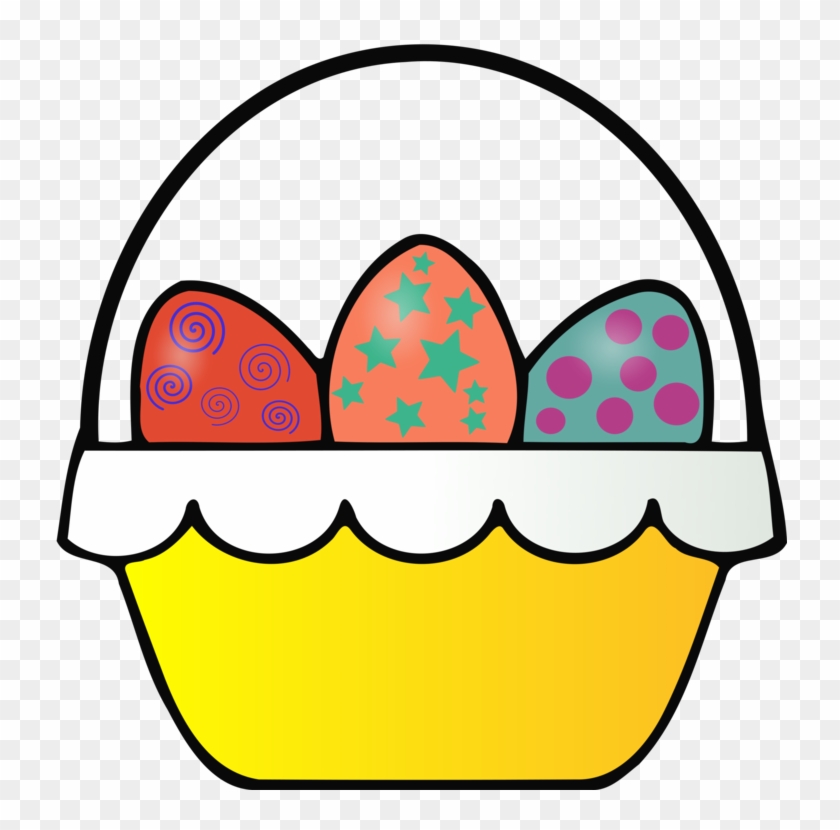 Easter Basket Easter Egg - Clip Art - Png Download #191239