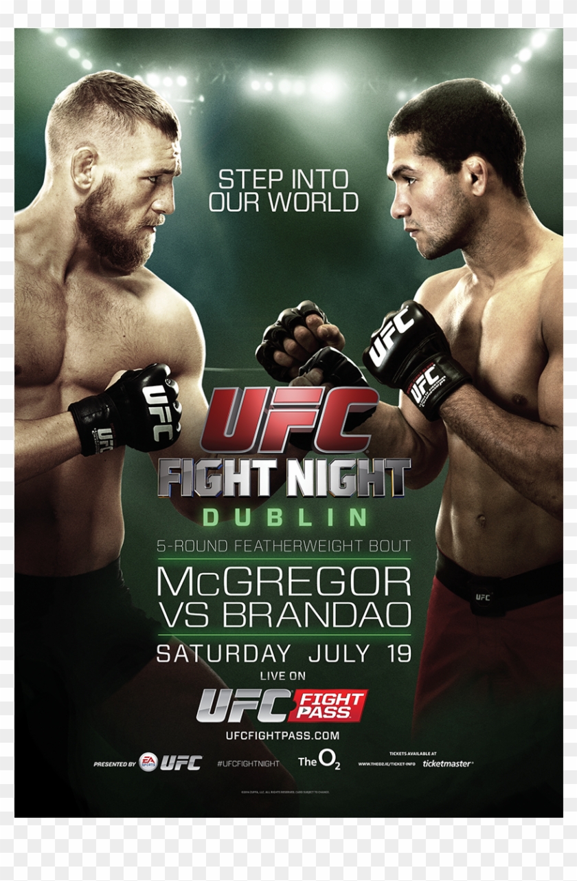 Conor Mcgregor Through The Years In Fight Posters - Mcgregor Vs Brandao Poster Clipart #191293