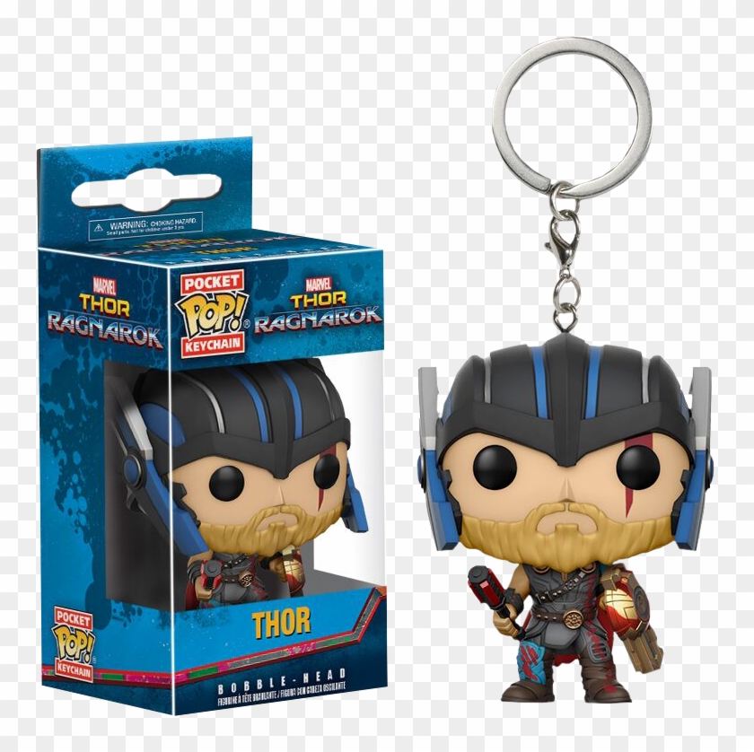 Thor Gladiator Suit Pocket Pop Vinyl Keychain - Thor Ragnarok Pocket Pop Clipart #191375