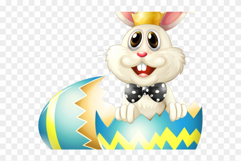 Easter Basket Bunny Png Transparent Images - Happy Easter Bunny Transparent Background Clipart #191426