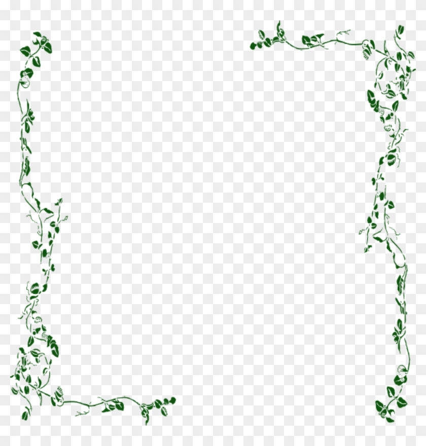 Vine Border Clipart Ivy Vine Clip Art Vine Border Green - Vine Border Png Transparent Png