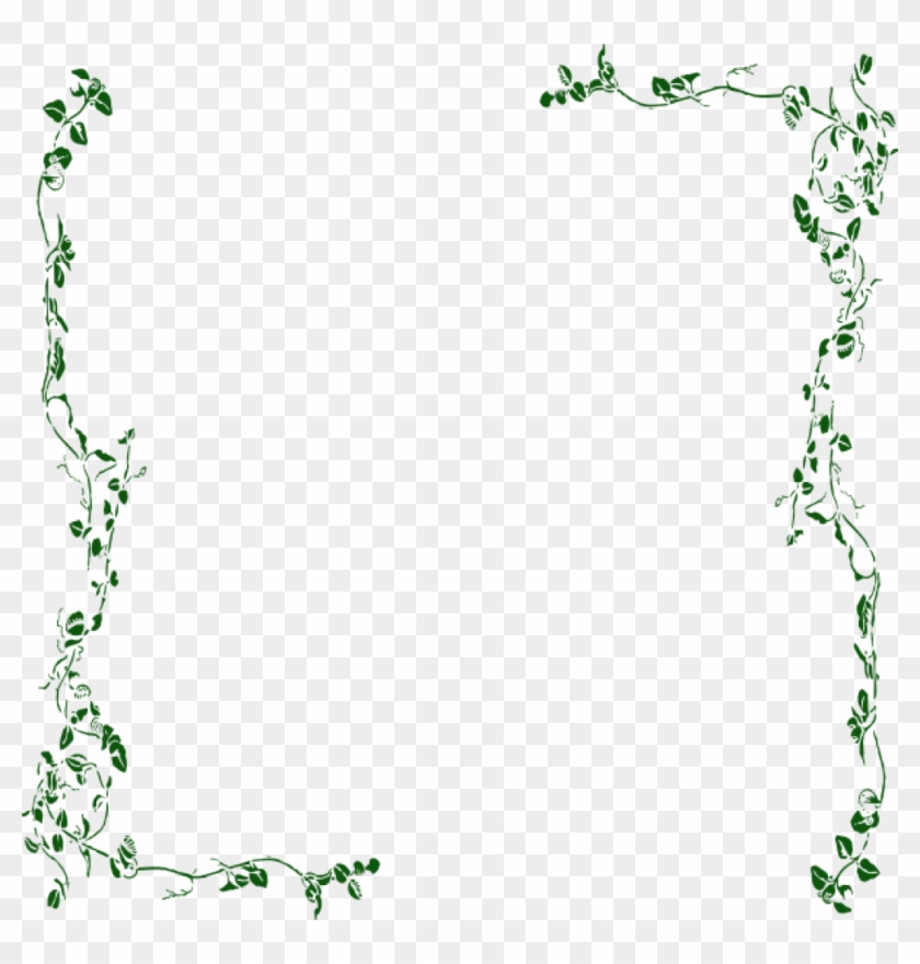 Vine Border Clipart Ivy Vine Clip Art Vine Border Green - Vine Border Png Transparent Png #191486