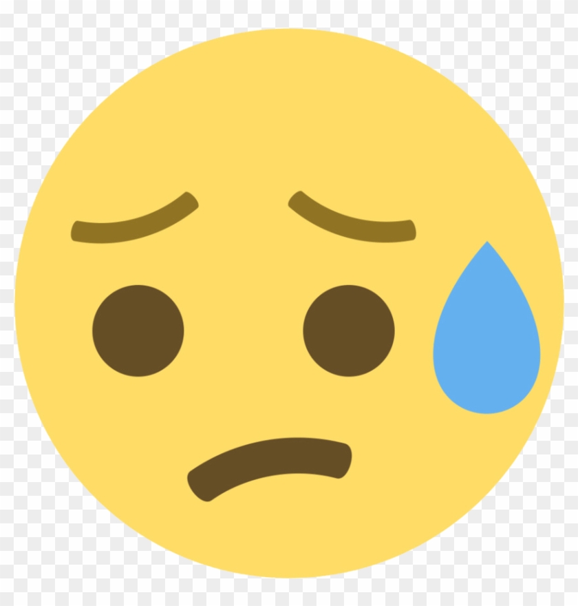 Sad Face Emoji - Sad Smiley For Dp Clipart #191707