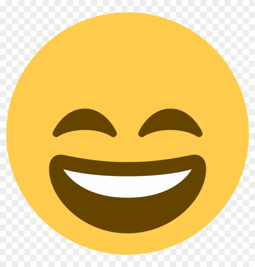 Open - Smile With Sweat Emoji Png Clipart #192180