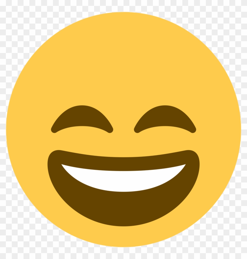 Open - Smile With Sweat Emoji Png Clipart