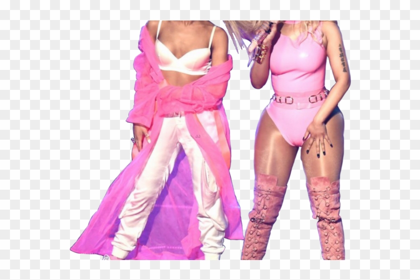 Nicki Minaj Clipart Minaj Transparent - Ariana Grande No Clipe Com Nick Minaj - Png Download #192568